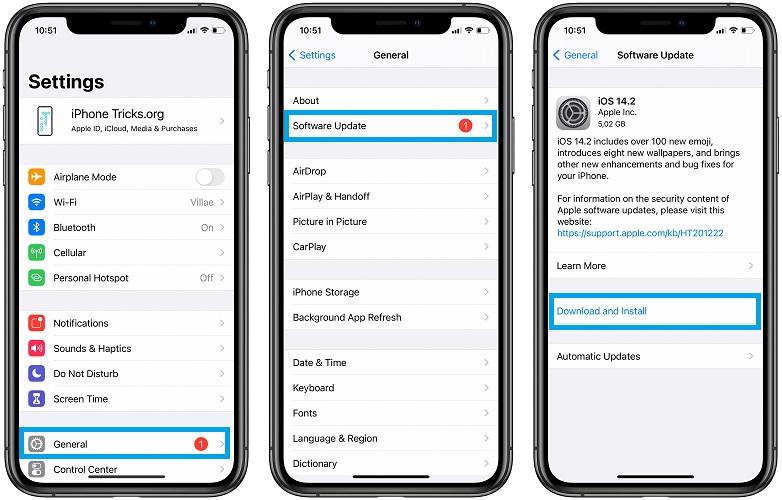 how to update to iOS 14.2 Golden Master