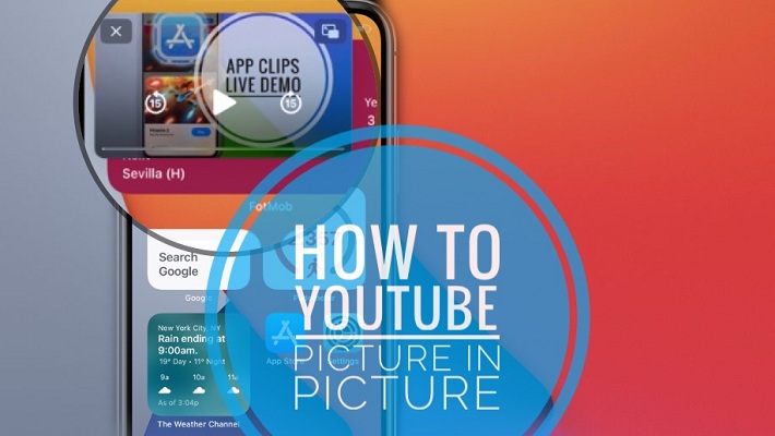 how to watch YouTube videos picture in picture