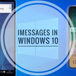 iMessages on computer in Windows 10