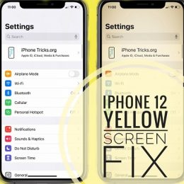iPhone 12 Yellow Screen Fix