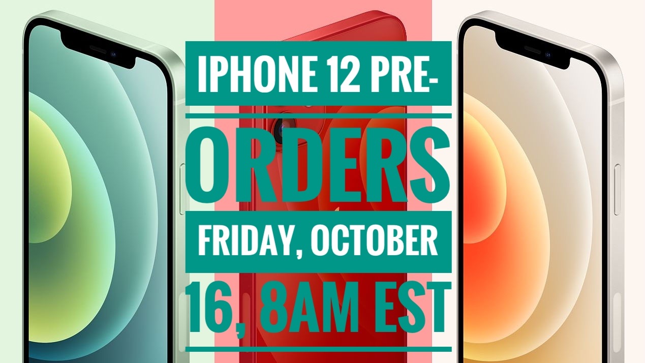 iPhone 12 pre-order date and time