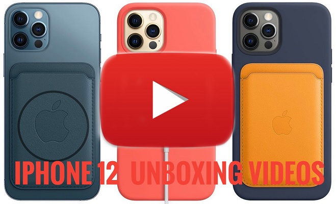 iPhone 12 unboxing videos