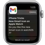 new Gmail icon on Apple Watch