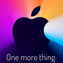 Apple 'One more thing' event theme