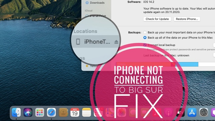 Fix for iPhone not connecting to macOS Big Sur