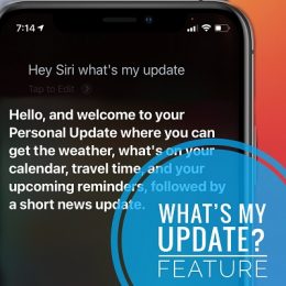 What's My Update available on iPhone