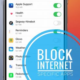 how to block Internet acces for specific apps