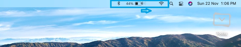 how to rearrange icons in macOS Big Sur menu bar
