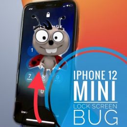 iPhone 12 mini Lock Screen bug