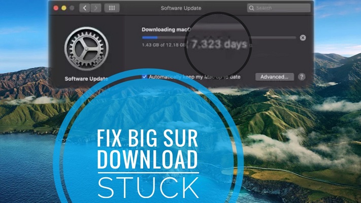 macOS Big Sur Download stuck