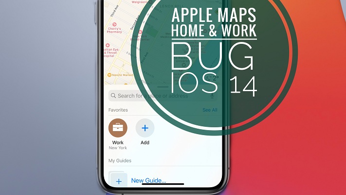Apple Maps Home / Work Address Not Showing From Contact Card
