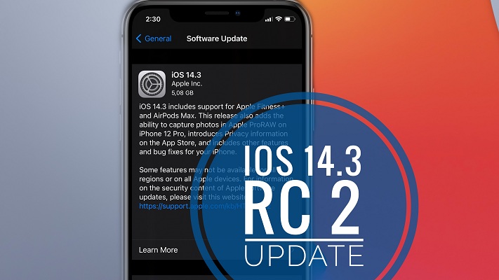 iOS 14.3 Release Candidate 2