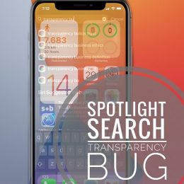 spotlight search transparency bug