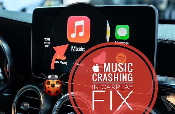 Apple Music. crashing in CarPlay