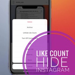 hide like count Instagram