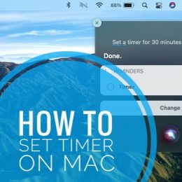 how to set timer on mac