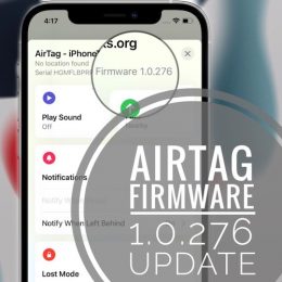 AirTag Firmware Update 1.0.276