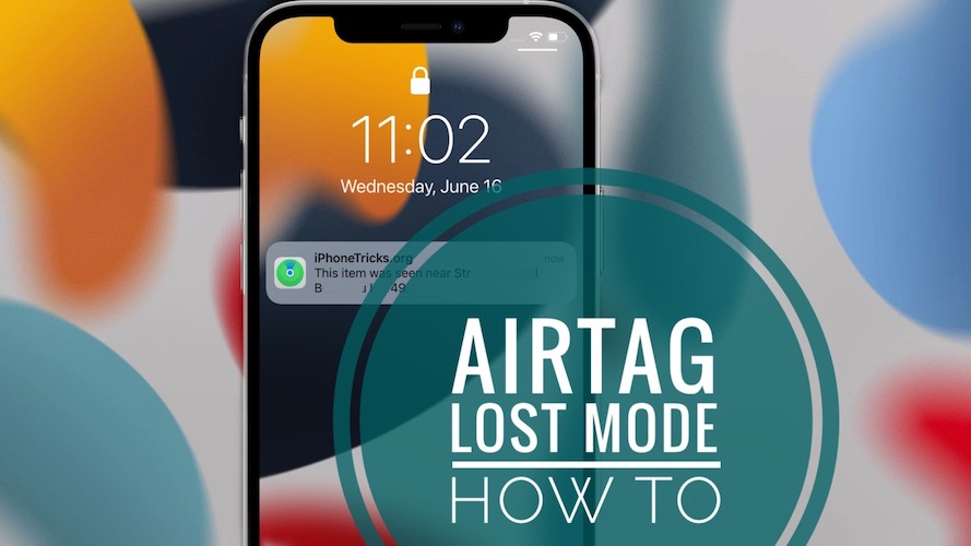 AirTag Lost Mode notification