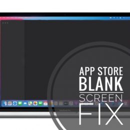 App Store blank screen issue