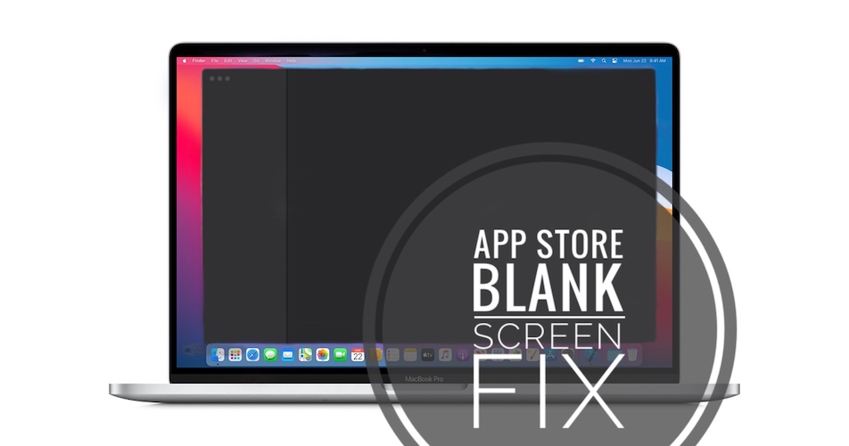 App Store blank screen issue
