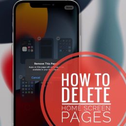 How to Delete Home Screen Pages