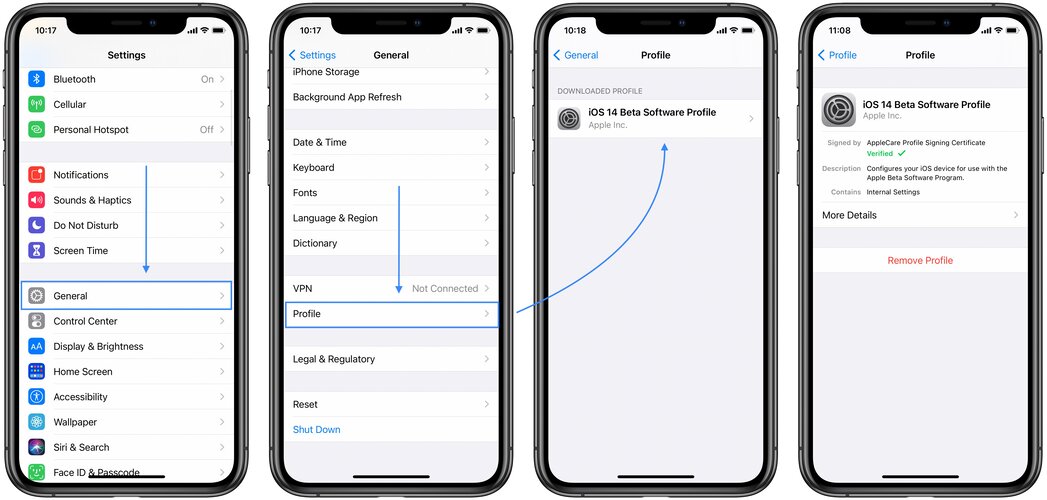 ios 14 beta profile download iphone 6 free