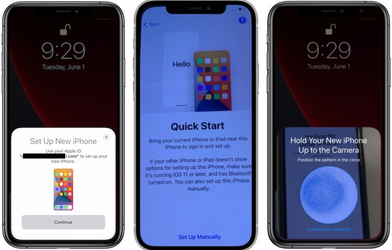 how to set up iPhone 12 from iPhone XS