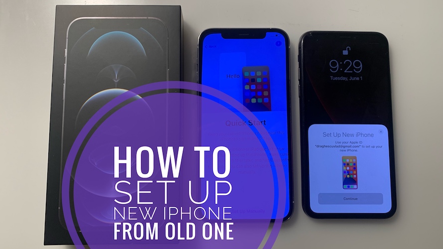 how to set up new iPhone from old one