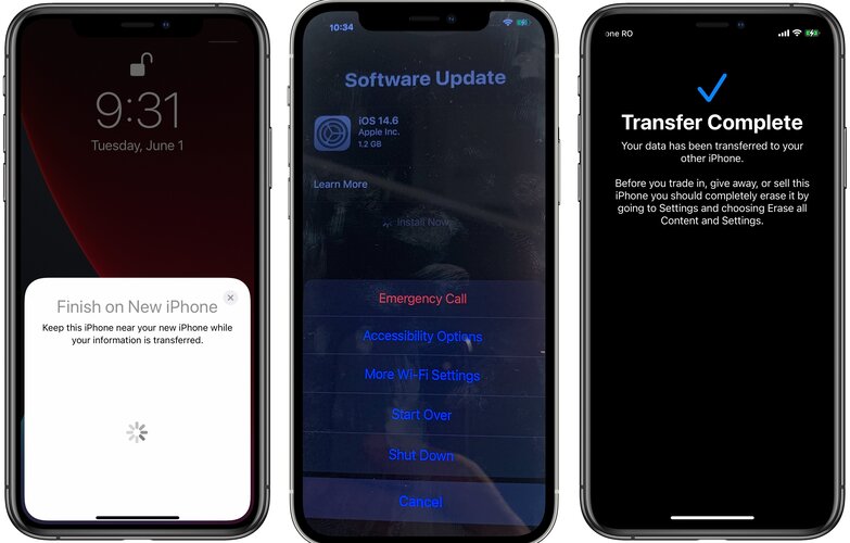how to transfer data from old iPhone to new one