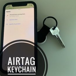AirTag keychain from Nomad