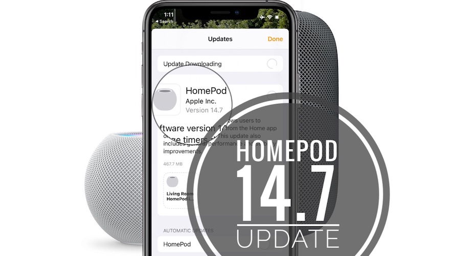 HomePod 14.7 Update