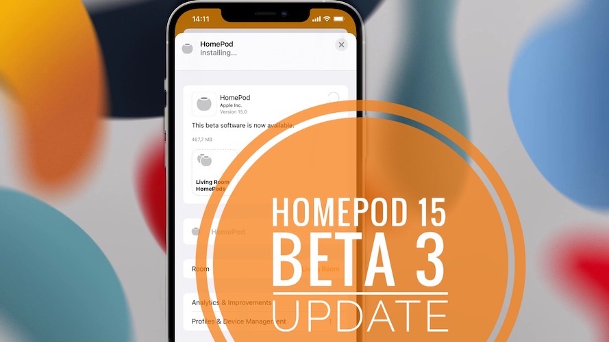 HomePod 15 Beta 3