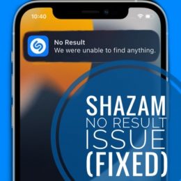 Shazam No Result bug
