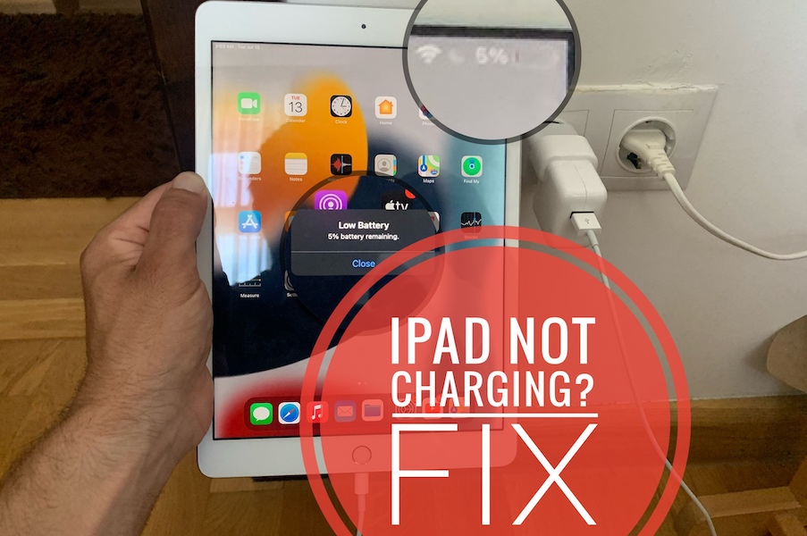 iPad Not Charging when plugged in