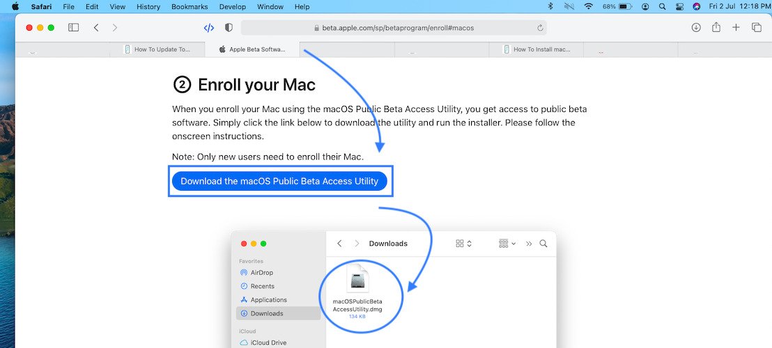 macOS Monterey Public Beta Profile