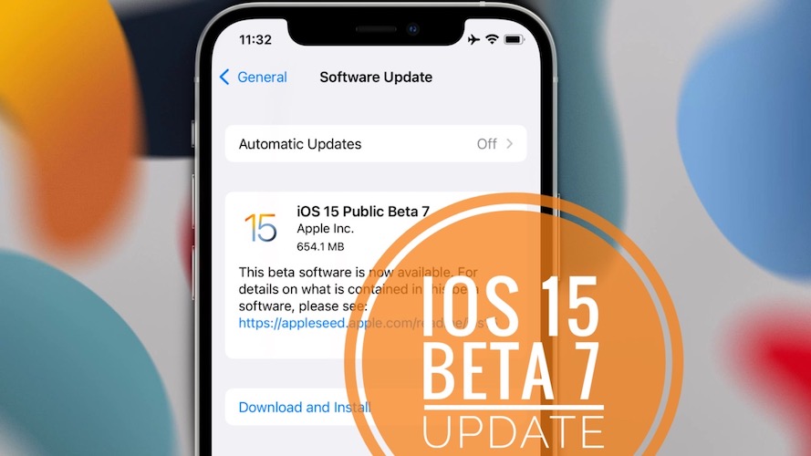iOS 15 Beta 7