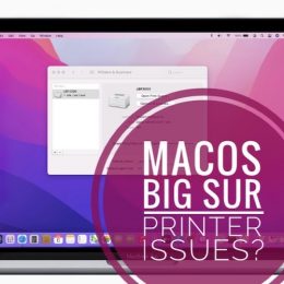 macOS Big Sur printer problems