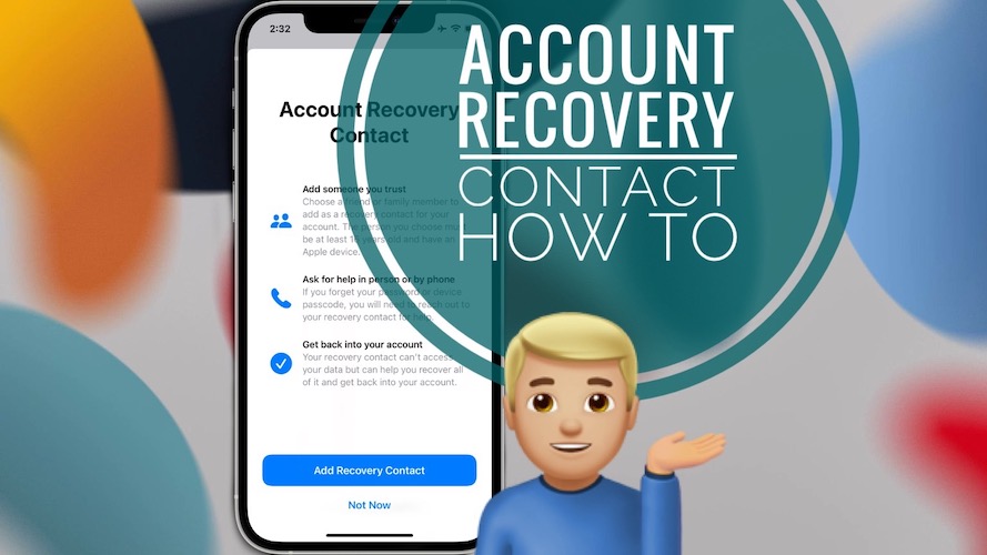 Account Recovery Contact in iOS 15