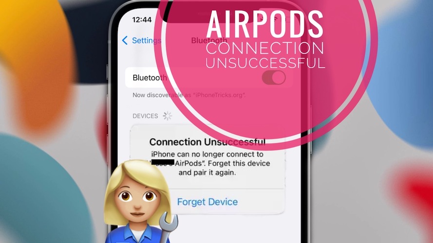 AirPods not connecting to iPhone