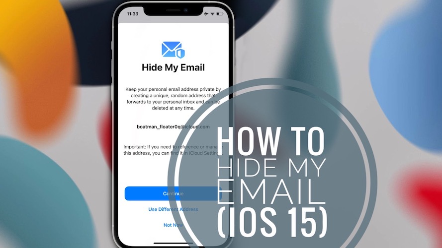 Hide My Email in iCloud+