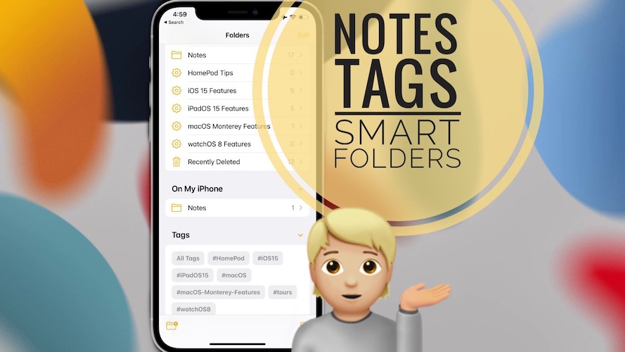Notes Tags and Smart Folders