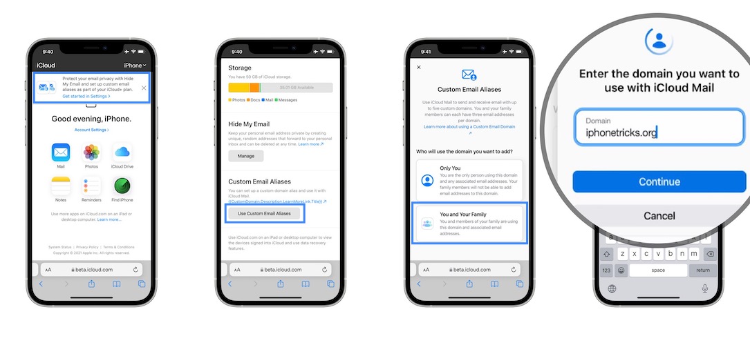 How to Use Custom Email Domains with iCloud Mail