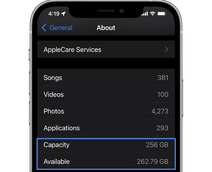 iOS 15 storage bug