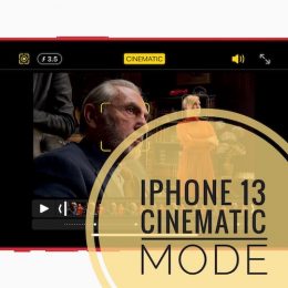 iPhone 13 cinematic mode