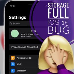 iPhone Storage Almost Full bug