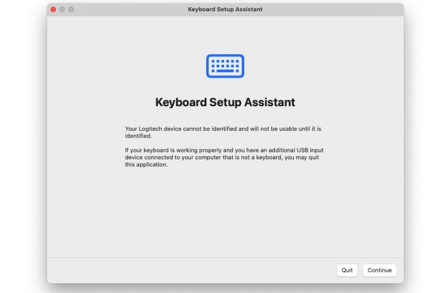 macos Monterey keyboard setup assistant