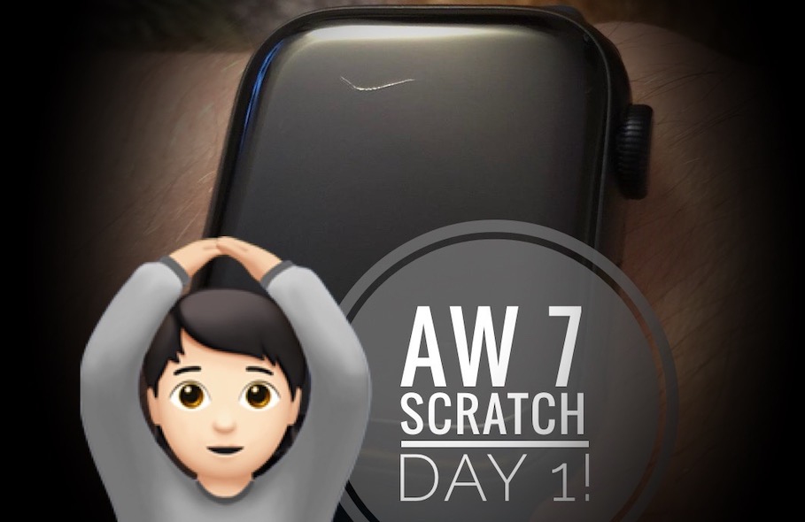 Apple Watch 7 scratch