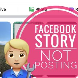 Facebook story not posting