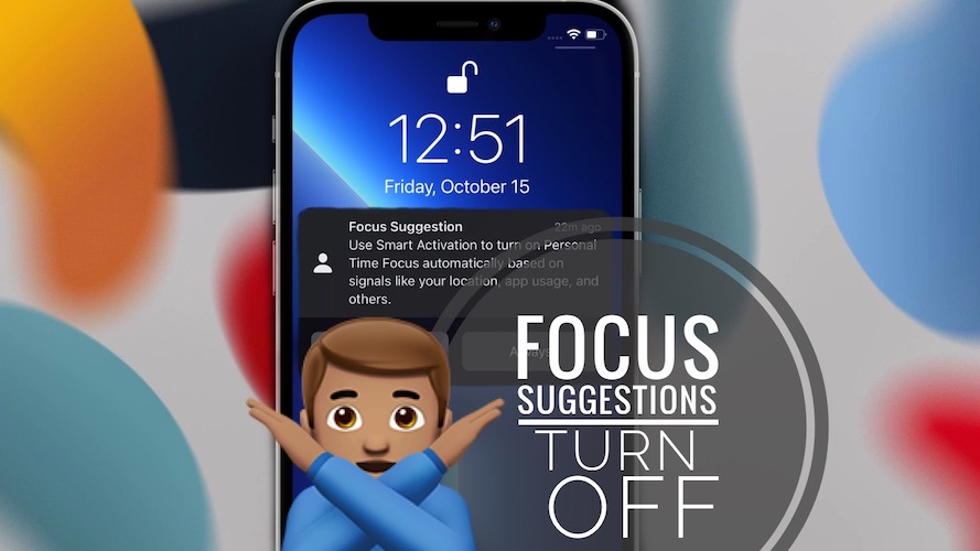 Focus Suggestion On iPhone Lock Screen
