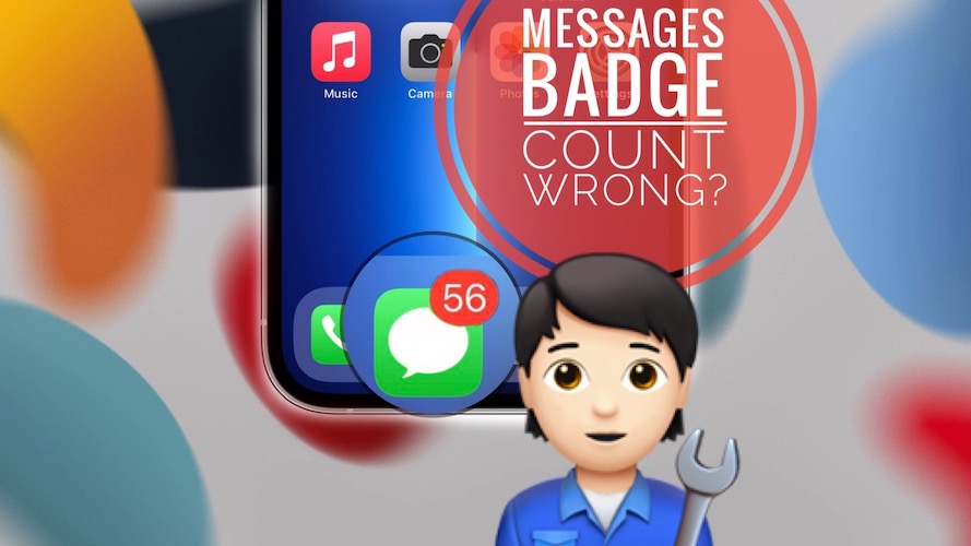 Messages badge count wrong